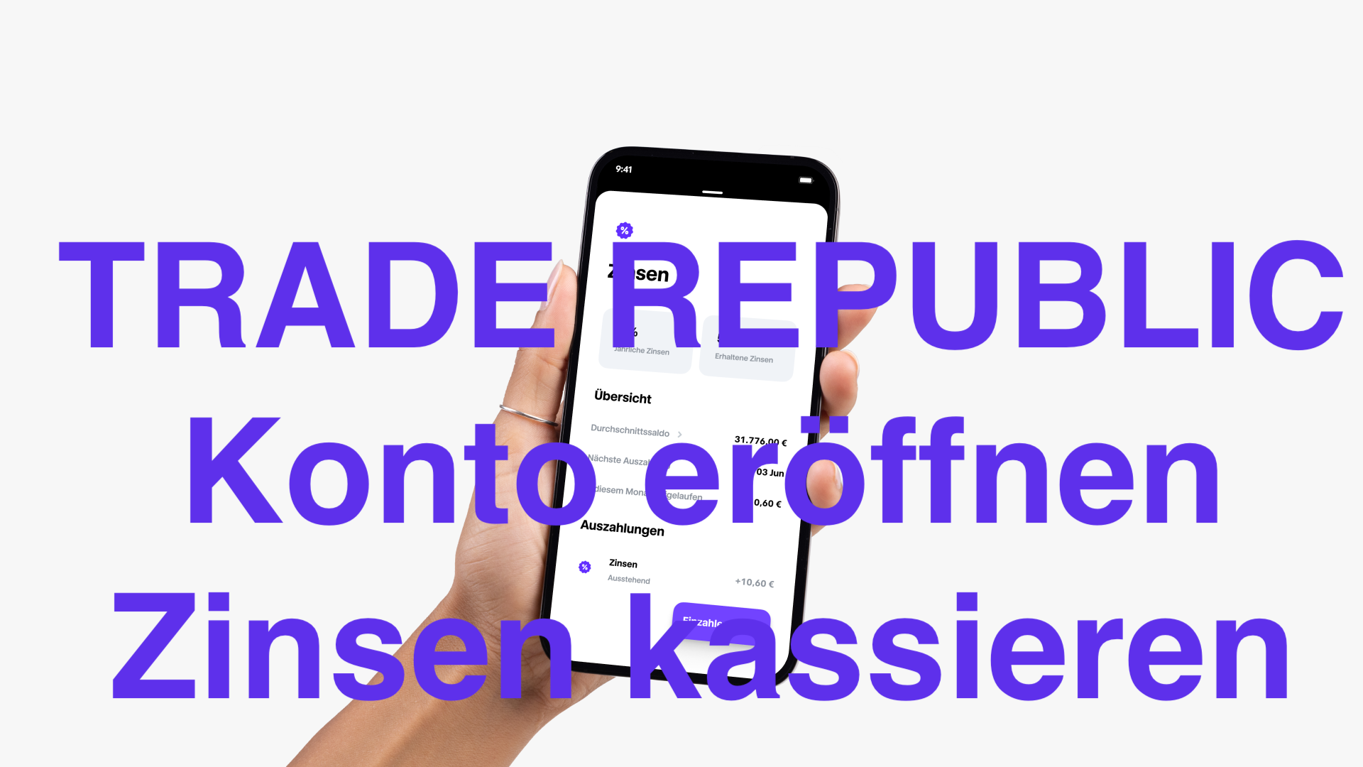 Trade Republic Konto eröffnen Zinsen erhalten