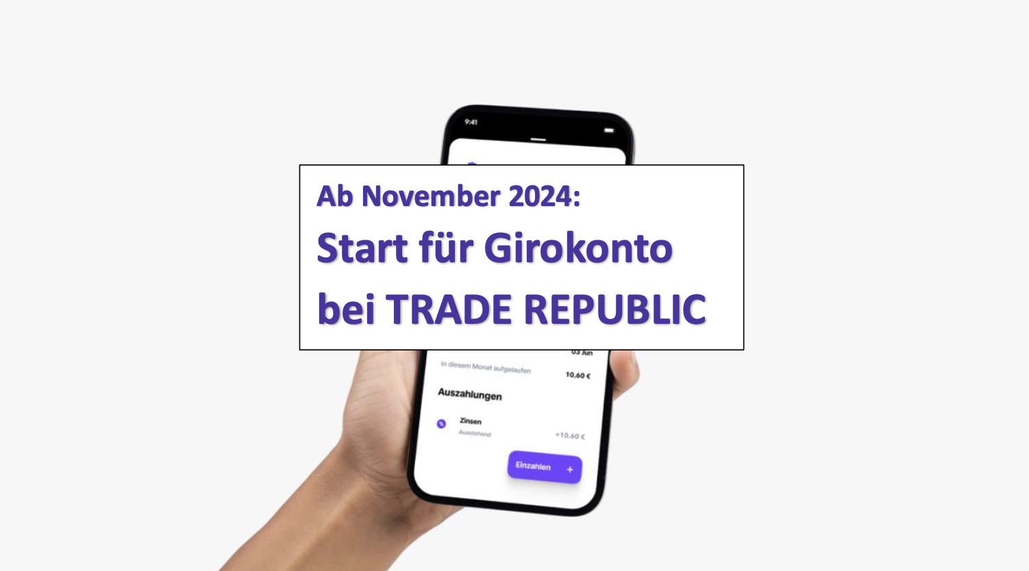 Girokonto Trade Republic wann wartezeit start warteliste